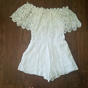 Off the shoulder romper